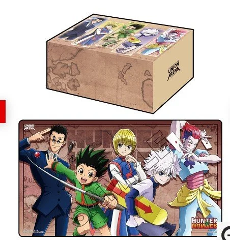 UNION ARENA Playmat & Half Storage Box set HUNTER X HUNTER